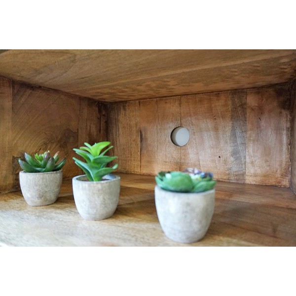 TV meubel hout en metaal BROOKLYN 115 cm