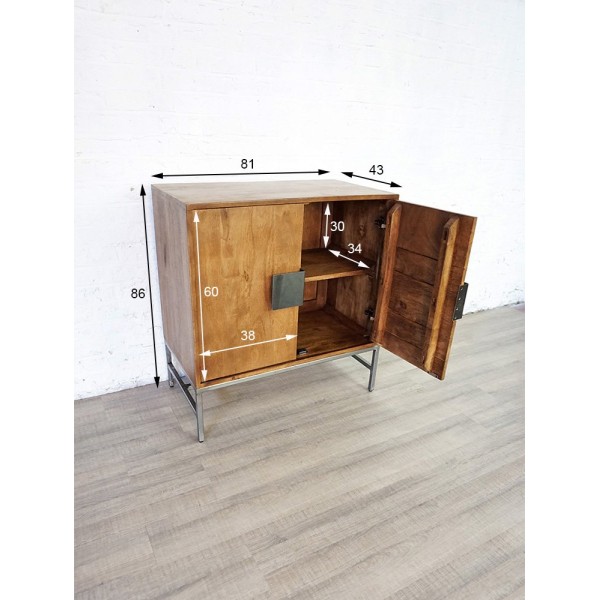 Petit buffet bois métal industriel CHIC
