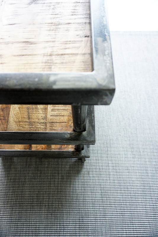 Industriële serveertafel met 3 draagvlakken