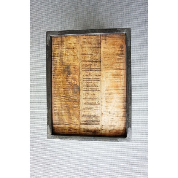 Industriële serveertafel met 3 draagvlakken