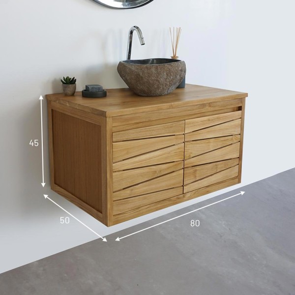 Meuble de salle de bain 80 cm - Harmony