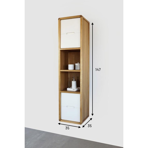 Opbergkolom voor badkamer - Duo