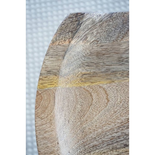 Hoge kruk in staal en hout