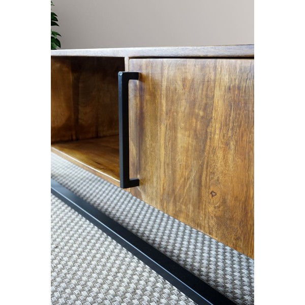 Industrieel TV meubel 160 cm - Denver