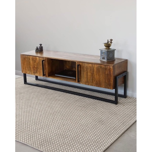 Industrieel TV meubel 160 cm - Denver