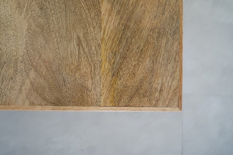 Massief houten en metalen tafel - Mikado