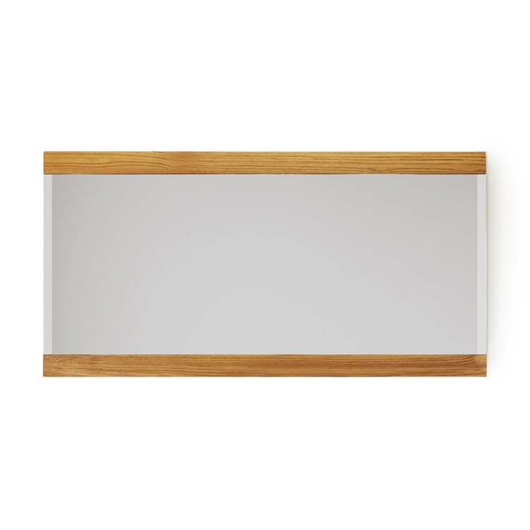 Miroir rectangulaire 140 cm double cadre en bois