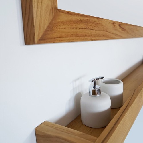 Miroir 140 cm cadre en bois