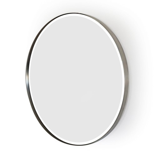Ronde spiegel 70 cm met metalen frame