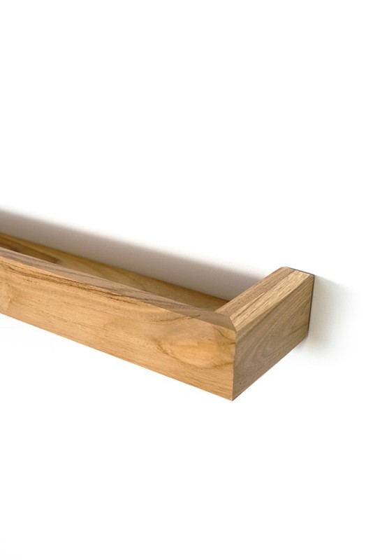 Teakhouten plank van 80 cm