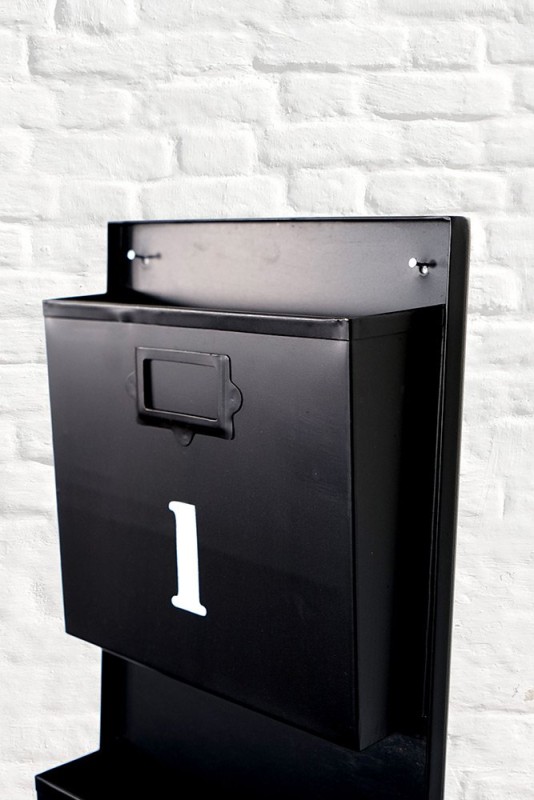 Industriële magazine houder zwart