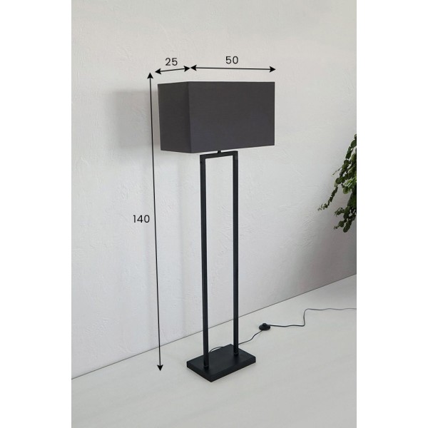 Vloerlamp van metaal en stof - Anvers