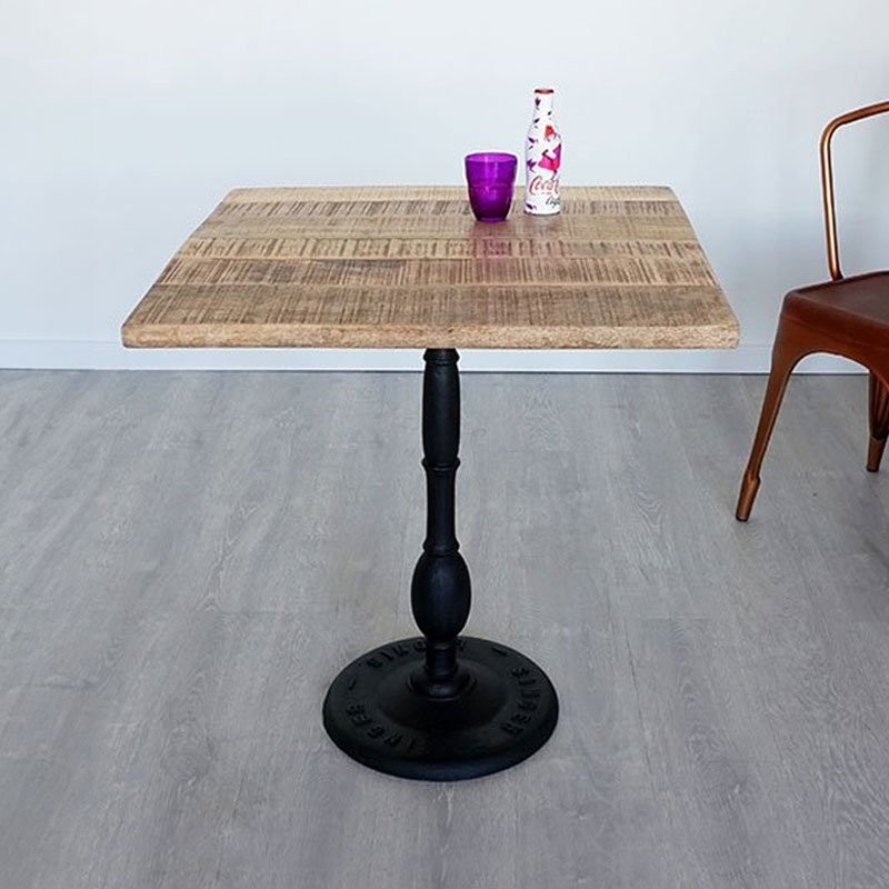 Vierkante bistrotafel 70 cm
