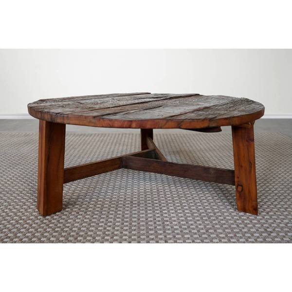 Salontafel met teruggewonnen hout - Reborn