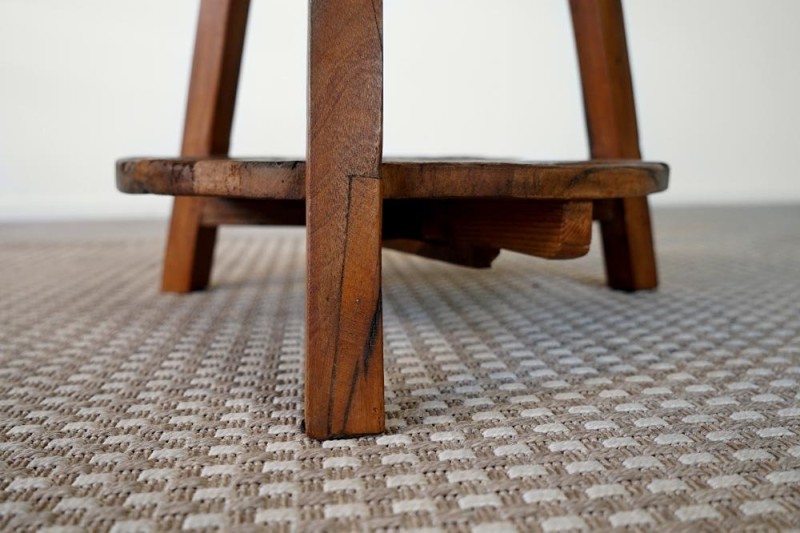 Antiek teruggewonnen houten bijzettafeltje - Reborn