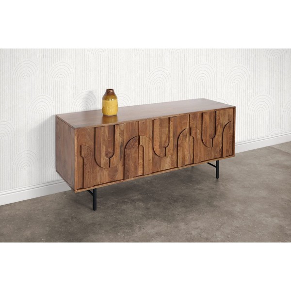 Massief mango dressoir 160 cm - Flow