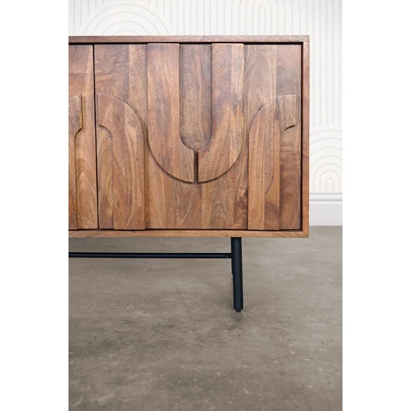 Massief mango dressoir 160 cm - Flow