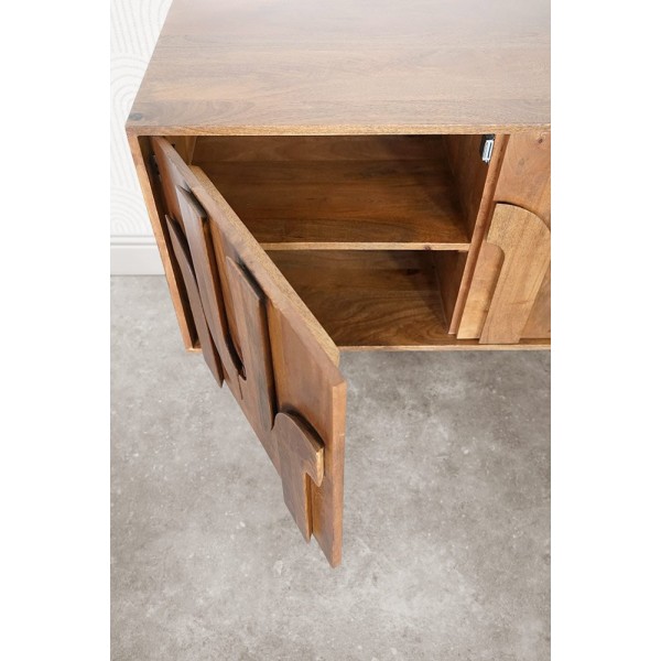 Massief mango dressoir 160 cm - Flow