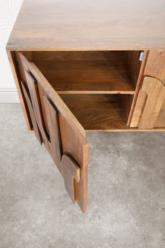 Massief mango dressoir 160 cm - Flow