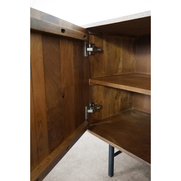 Massief mango dressoir 160 cm - Flow