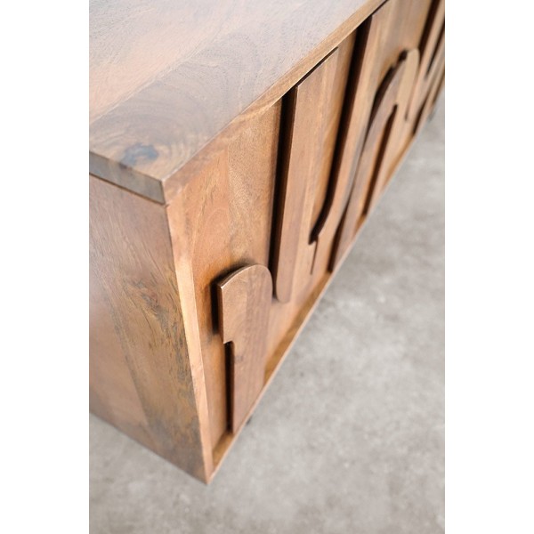 Massief mango dressoir 160 cm - Flow