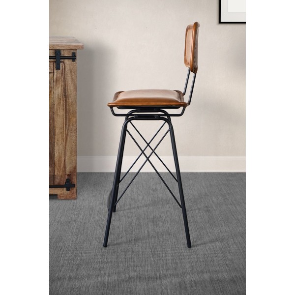 Vintage barstoel leer DESIGN