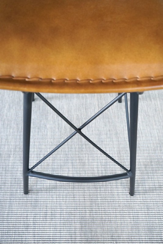 Vintage barstoel leer DESIGN