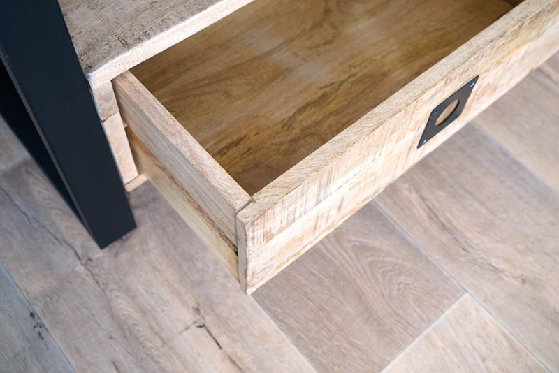 TV-meubel van hout en metaal 120 cm - Babs