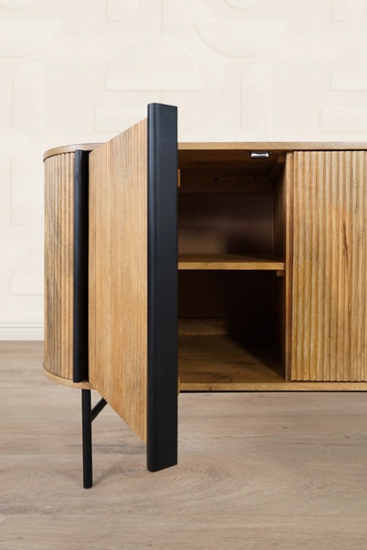 Massief houten buffetkast 165 cm - Thanais