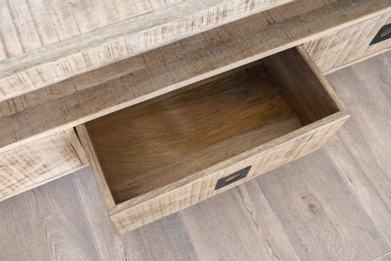 TV-meubel van hout en metaal 160 cm - Babs