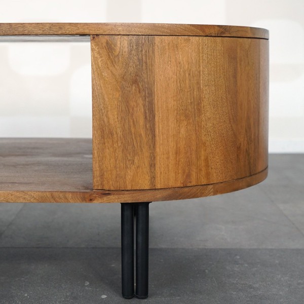 Massief houten salontafel - Delia