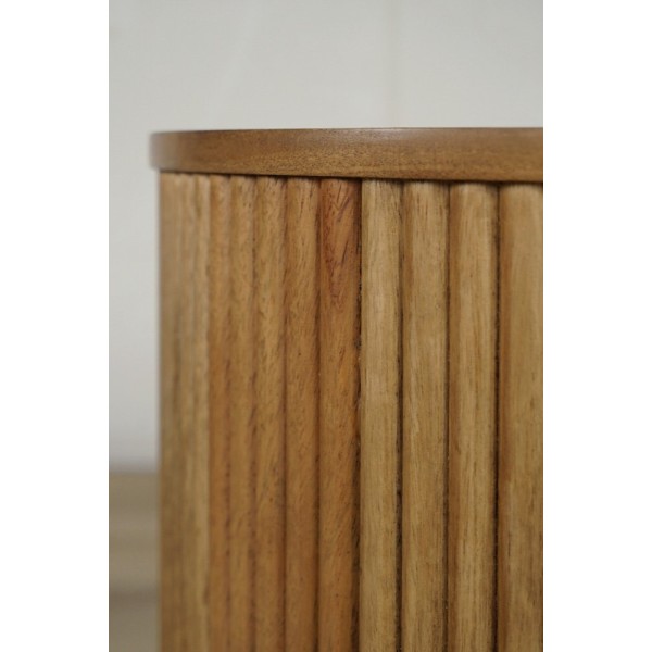 TV-meubel van massief hout en metaal - Thanais