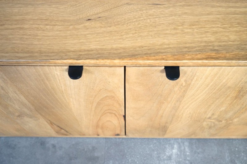 Massief houten TV-meubel 200 cm - Timea