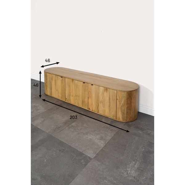 Houten TV-meubel 200 cm - Timea