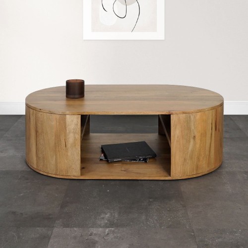 Massief houten salontafel - Timea