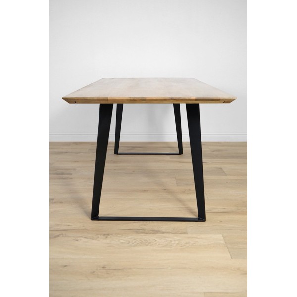 Eettafel van hout en metaal - Brooklyn