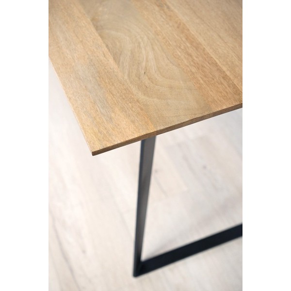 Eettafel van hout en metaal - Brooklyn