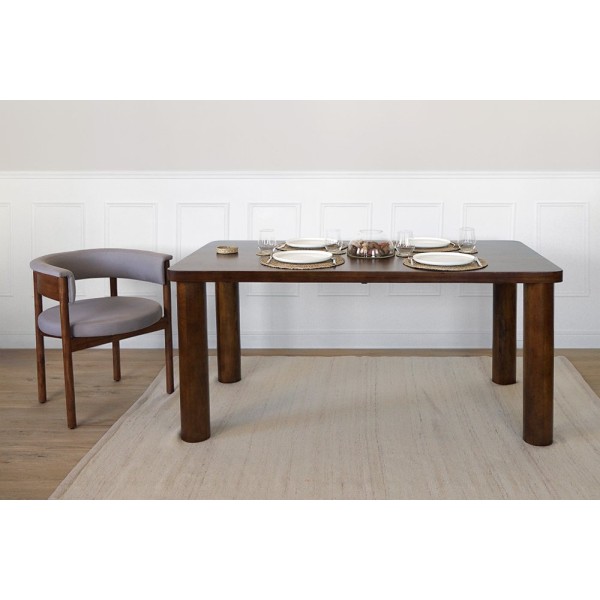 Massief houten eettafel - Cara