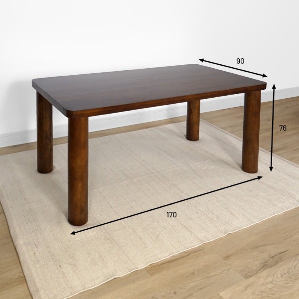Massief houten eettafel - Cara