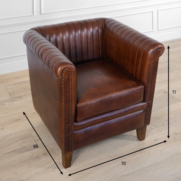 Leren fauteuil - Havana