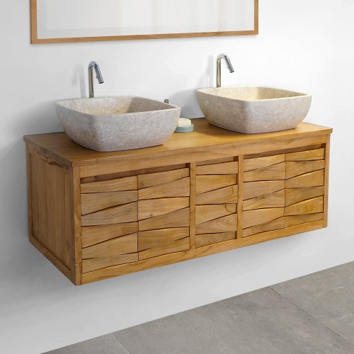 Teak badkamermeubel 120 cm - Moutain