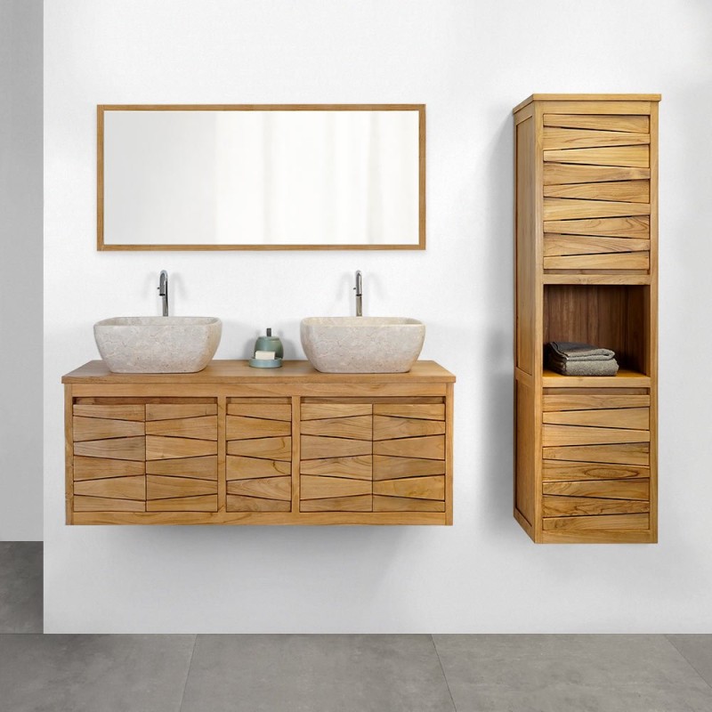 Teak badkamermeubel 120 cm - Mountain