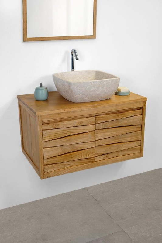 Teak badkamermeubel 80 cm - Mountain