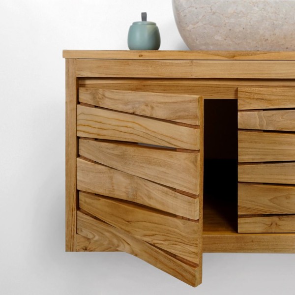 Teak badkamermeubel 80 cm - Moutain