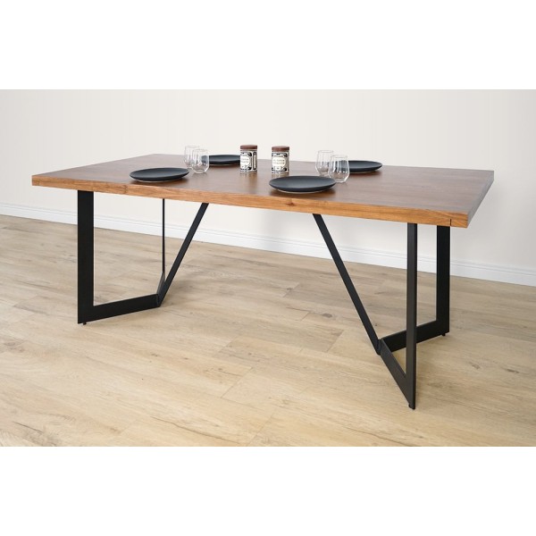 Eettafel van natuurlijk hout - New Jersey