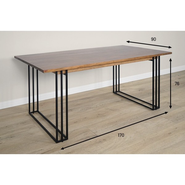 Massief houten tafel - Queens