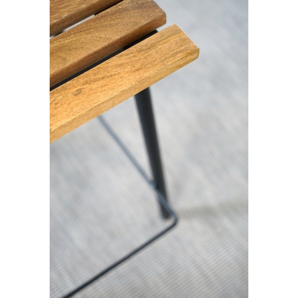 Keukenstoel van hout en metaal - Curve