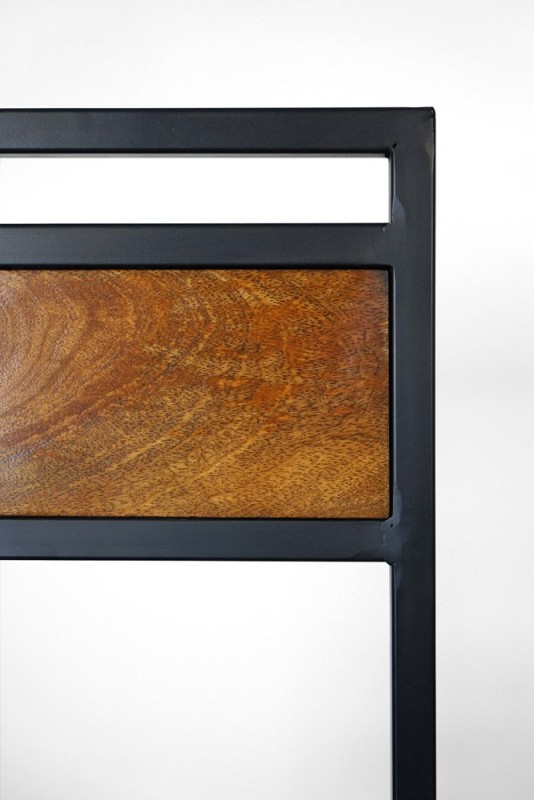 Houten en metalen stoel - Jen