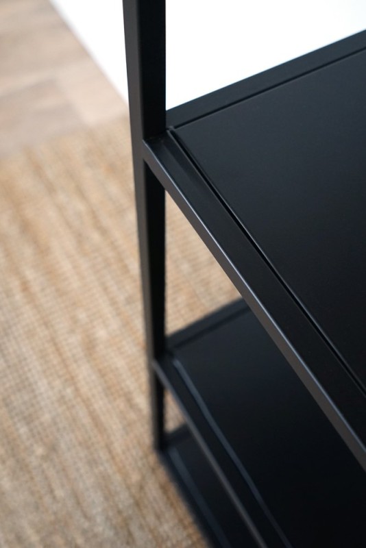 Metalen en houten boekenkast - Diane