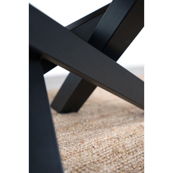 Massief houten salontafel met natuurlijke rand - Mikado